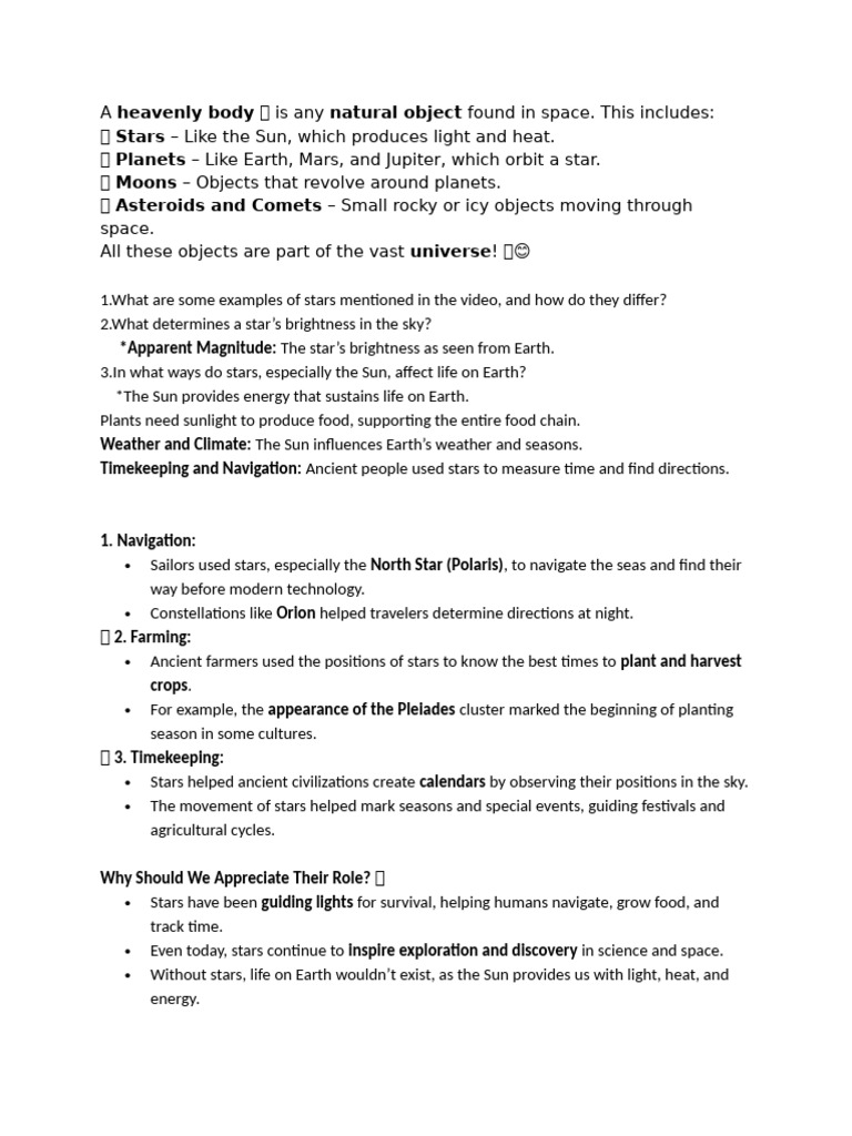 Possible Answers | PDF