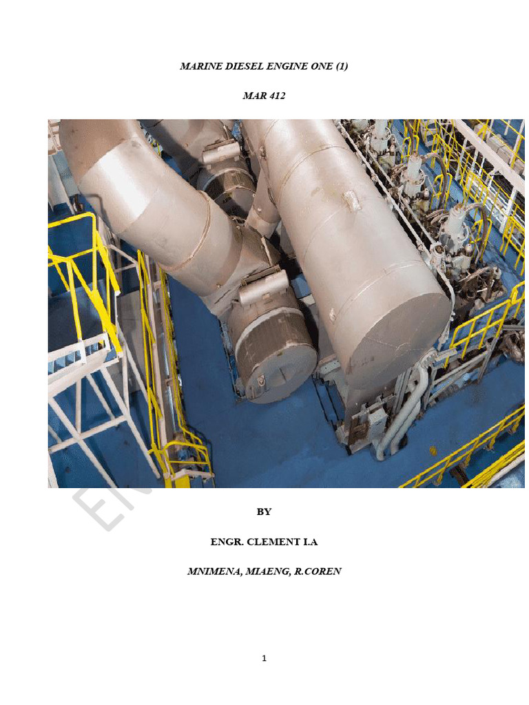 Marine Diesel Engine Fundamentals Guide | PDF | Internal Combustion ...