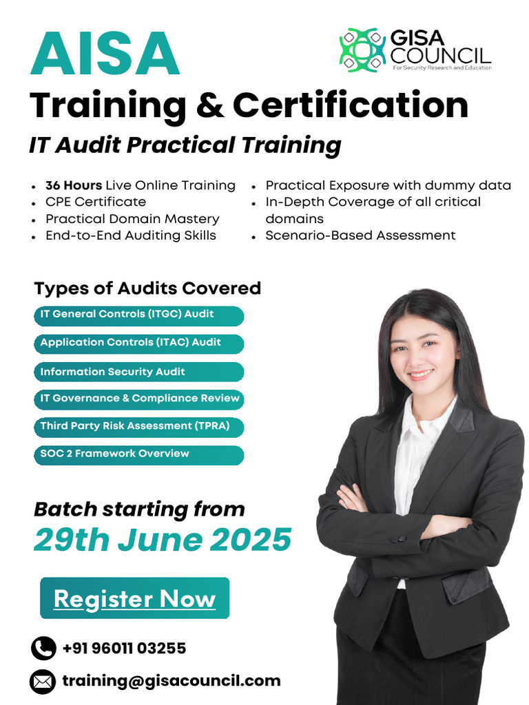 AISA Certification Training Overview | PDF | Information Security ...