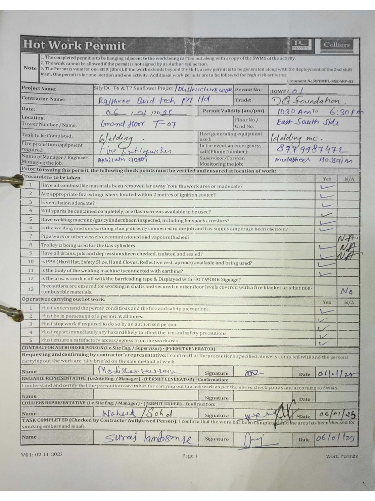 Work Permit | PDF