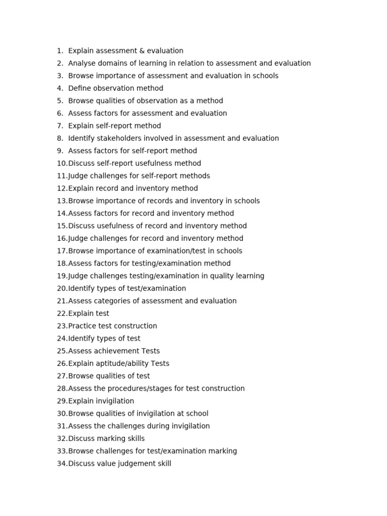 Assessment and Evaluation in Education | PDF | Educational Assessment ...