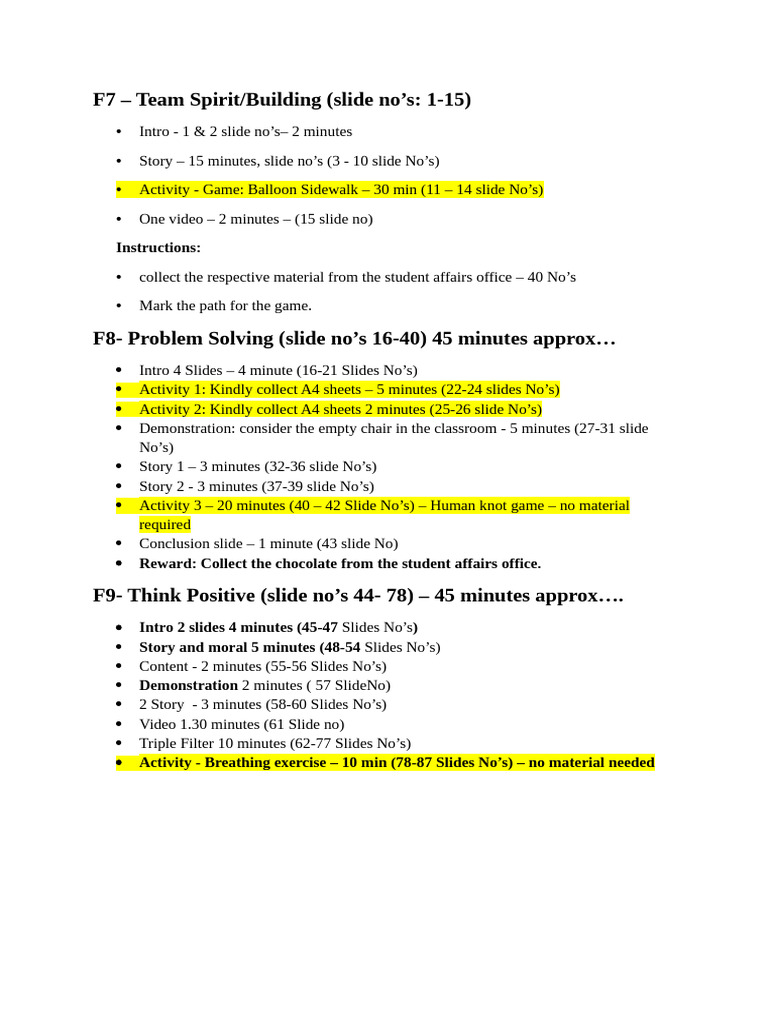F7 - F11 and C13 Instructions | PDF