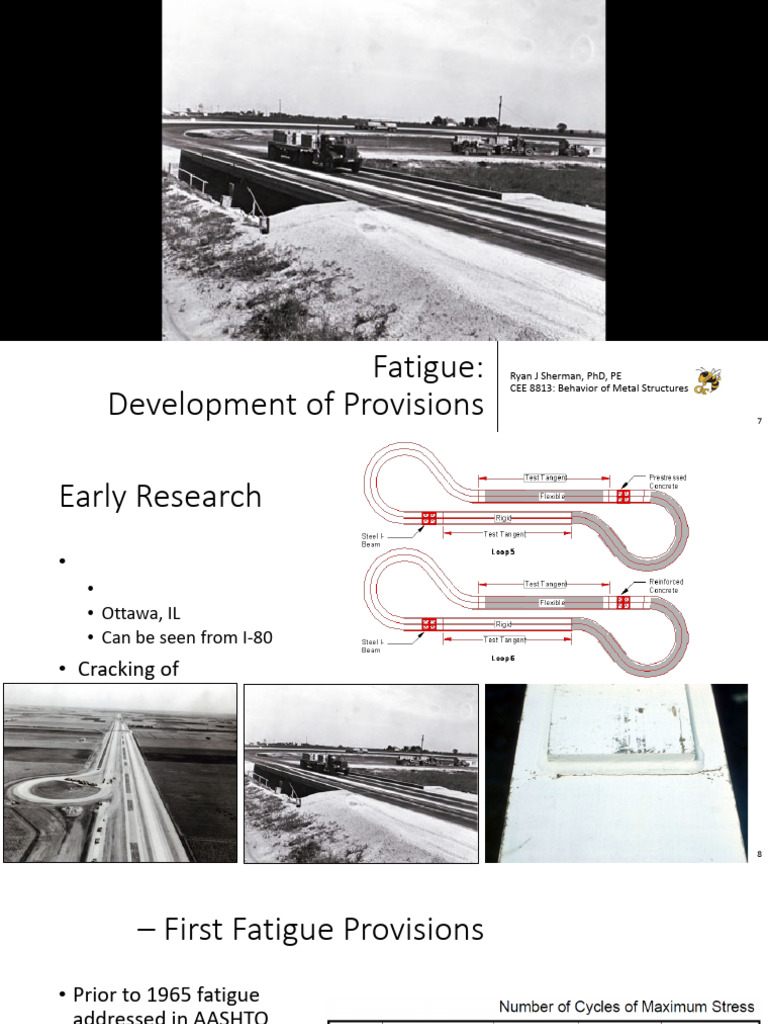 Evolution of AASHTO Fatigue Provisions | PDF | Fatigue (Material ...