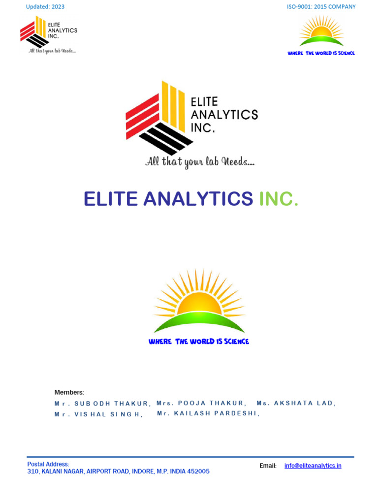 Elite Company Profile 24-25 | PDF | Mass Spectrometry | Chromatography