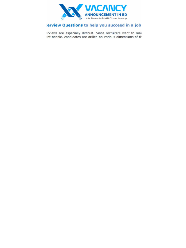 Top 100 Interview Questions Guide | PDF | Job Interview | Leadership