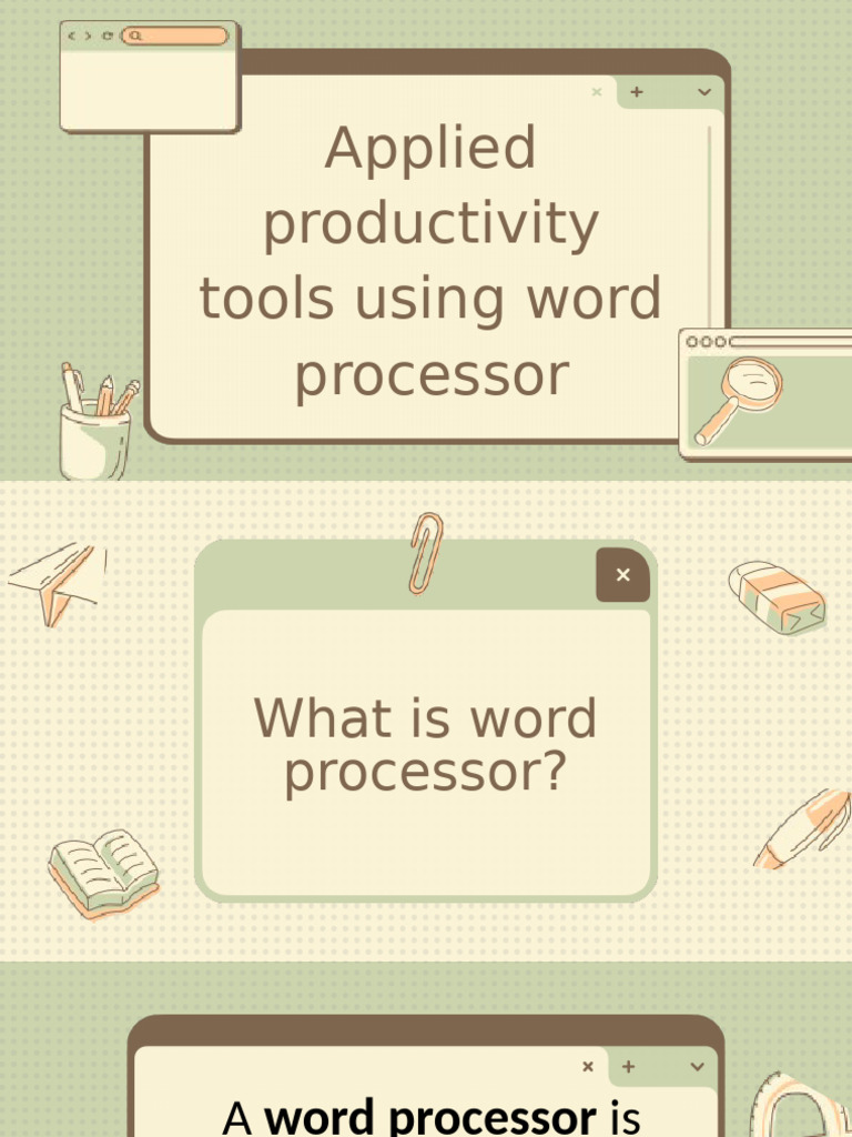 Essential Word Processor Features Guide | PDF