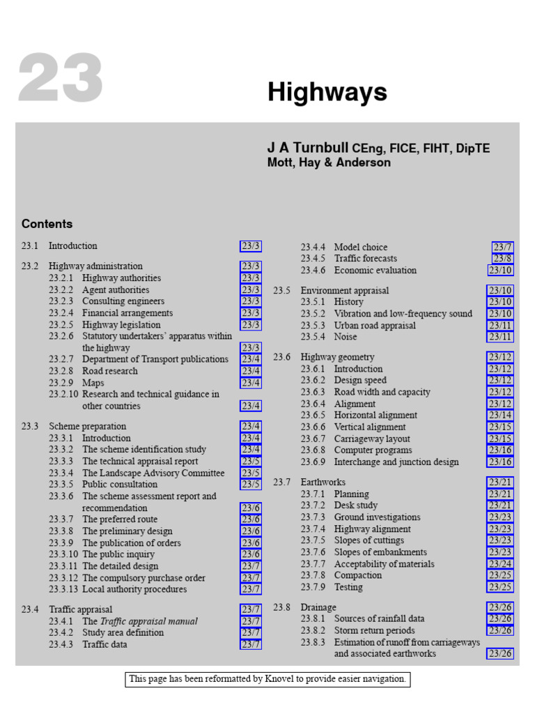 Comprehensive Guide to Highway Design | PDF | Cost–Benefit Analysis | Road
