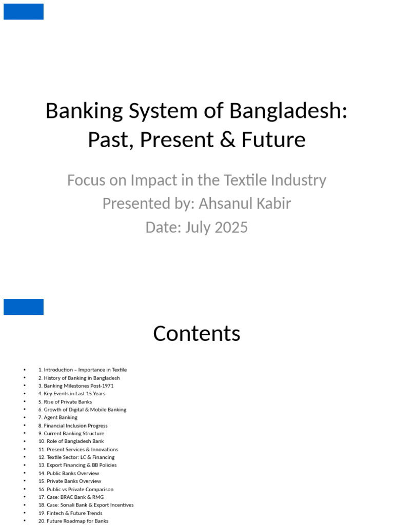 Bangladesh Banking & Textile Impact | PDF | Banks | Financial Technology