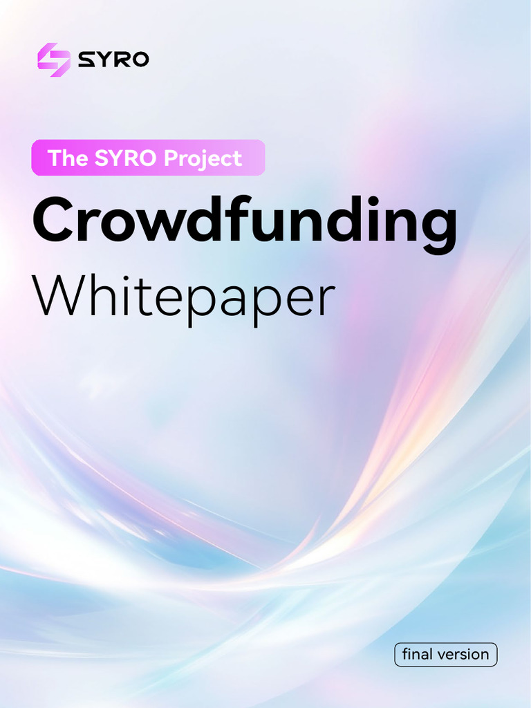 SYRO Project: Decentralized Computing Ecosystem | PDF | Cloud Computing ...