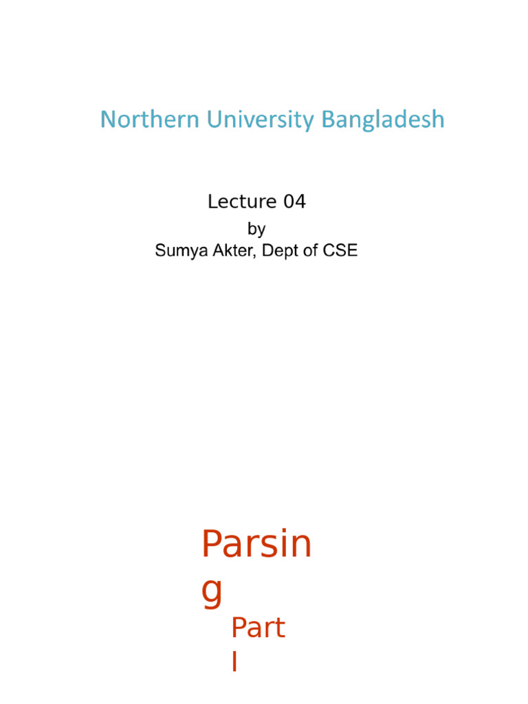 Parsing and Error Recovery in Programming | PDF | Parsing | Computer ...
