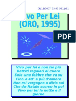 Vivo Per Lei e Non Ho Più