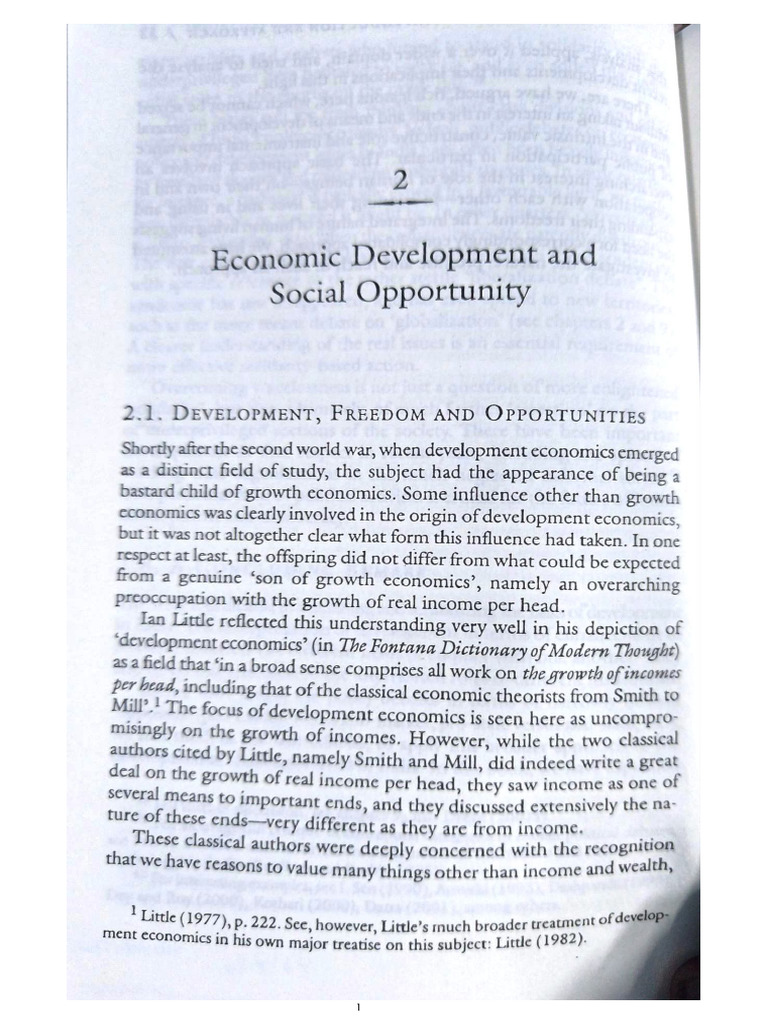 Jean Dreze Amartya Sen Chapter-2 | PDF