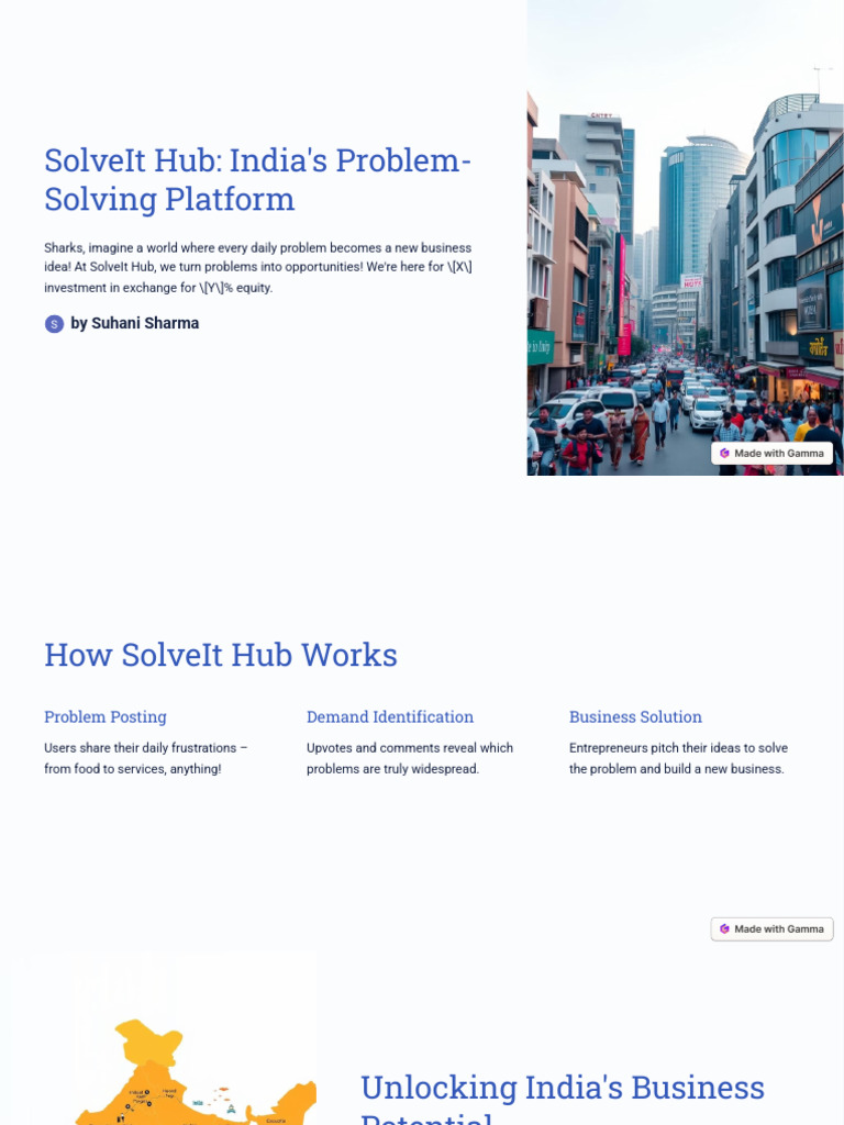 SolveIt Hub: Transforming Problems to Profit | PDF