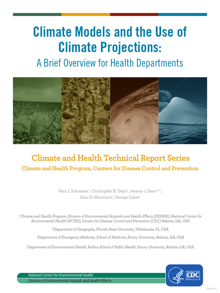 Climate Projections for Health Departments | PDF | General Circulation ...