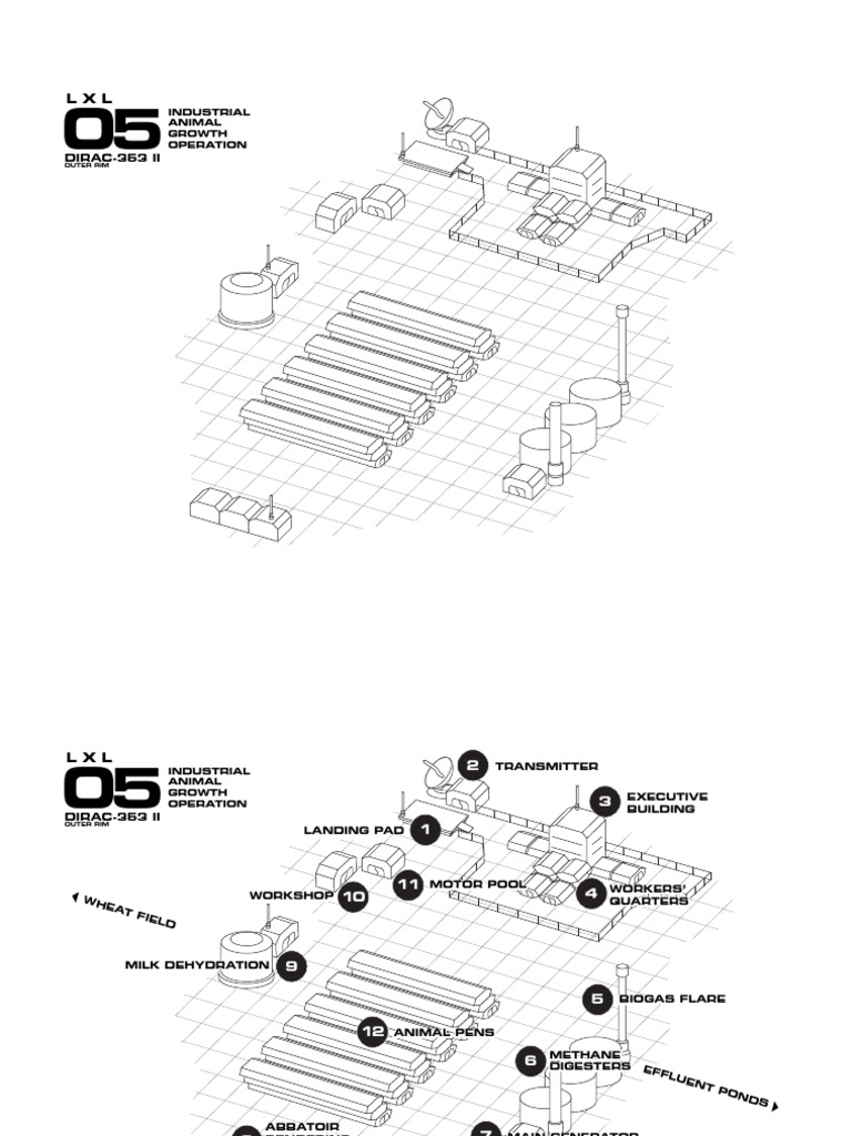 Industrial Animal Growth Operation Layout | PDF