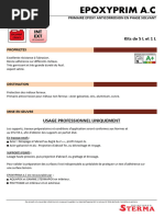 Fiche technique Epodux IM 209 GF | PDF | Solvant | Peinture