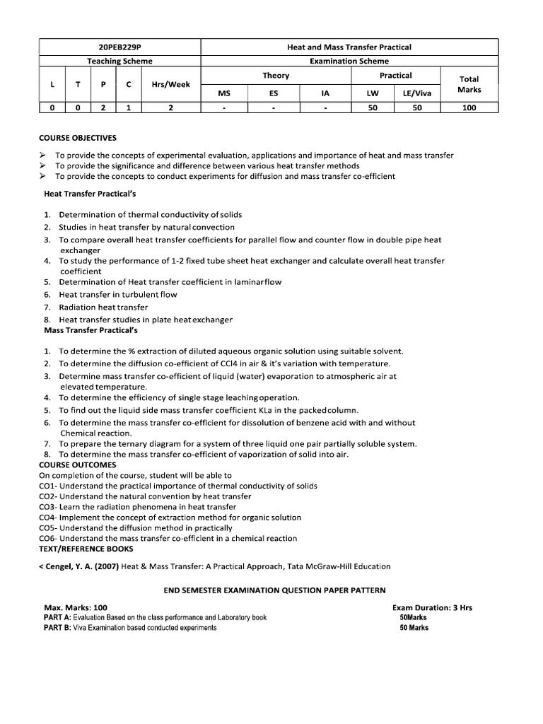 HMT Lab | PDF