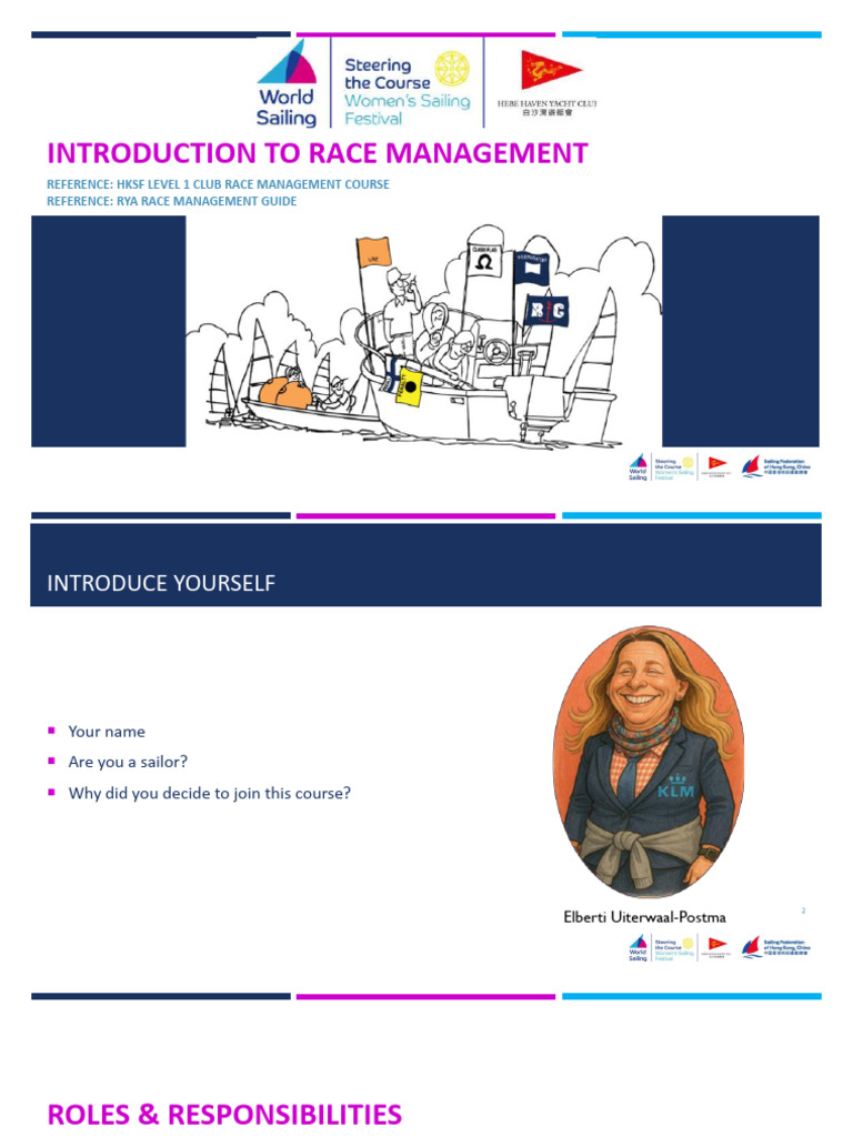 RYA Race Management Overview | PDF