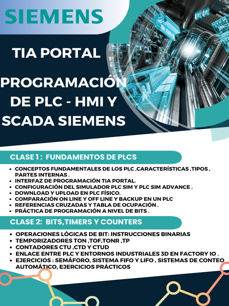 Programación PLC y HMI Siemens: Guía Completa | PDF | Controlador ...
