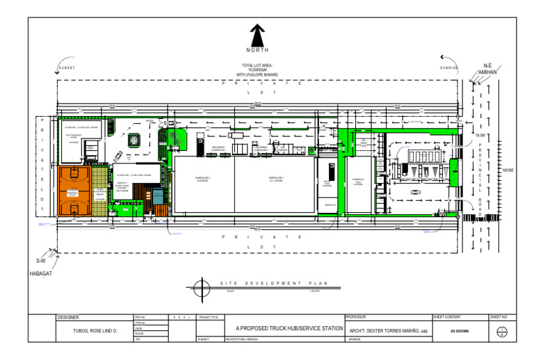 School Site Development Plan Sample | PDF | Land Transport | Transport