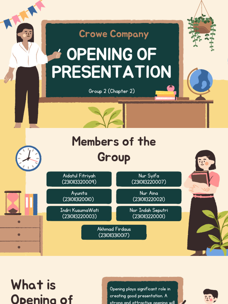 Effective Presentation Openings Guide | PDF