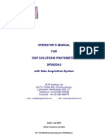910-0202-008 Operators Manual For SP200DAS