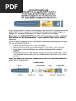 Semaglutide Mixing and Administration Guide | PDF | Syringe