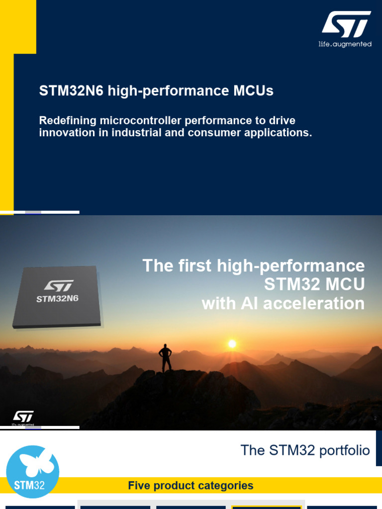 STM32N6: High-Performance AI MCUs | PDF | Microcontroller | Graphics ...