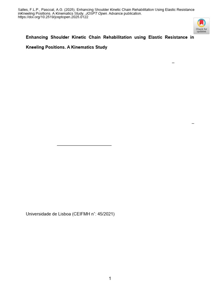 Salles Pascoal 2025 Enhancing Shoulder Kinetic Chain Rehabilitation ...