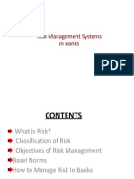 Risk Management Systems in Banks