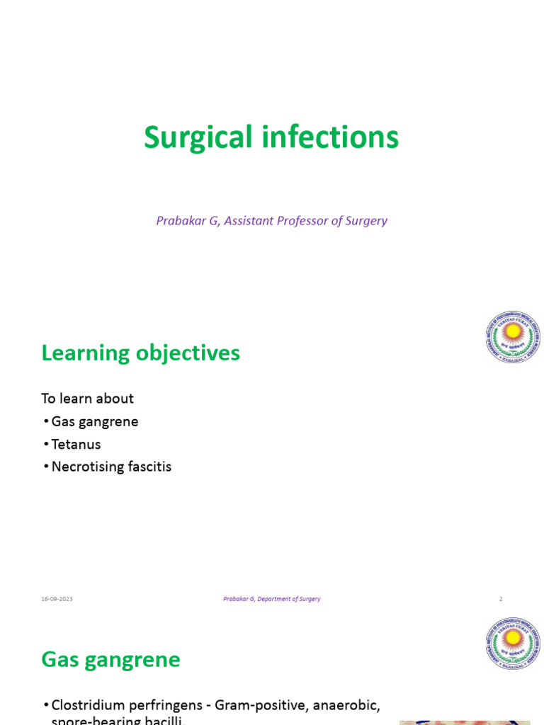 Button Abscess and Surgical Infections | PDF | Immunology | Clinical ...
