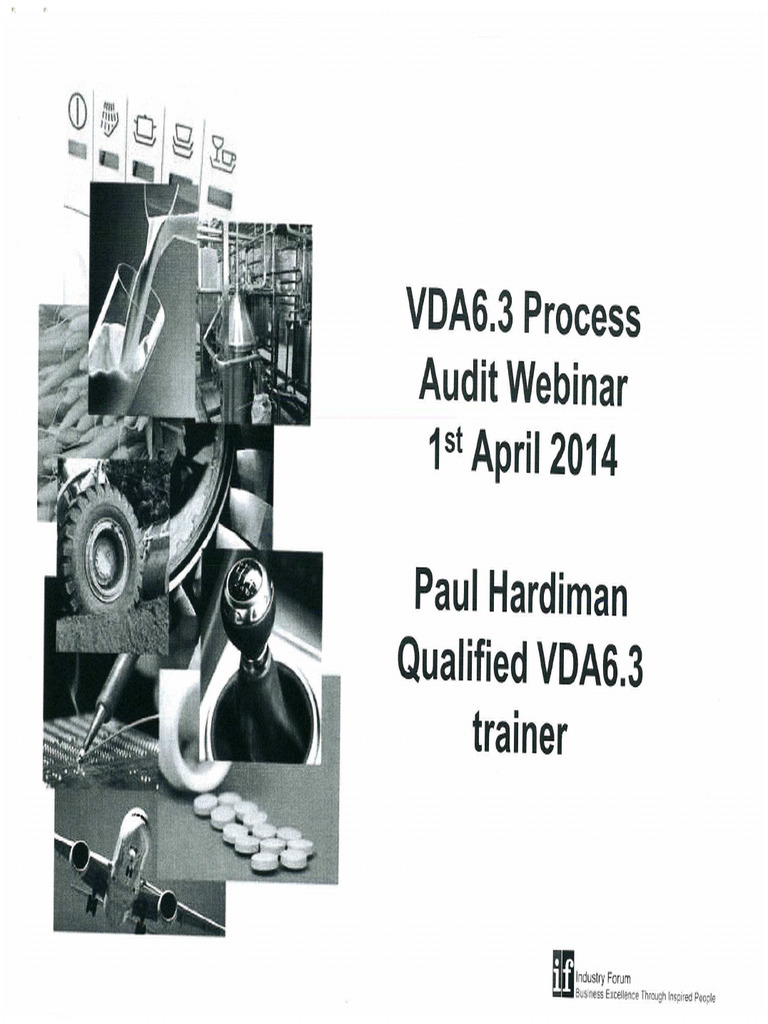 VDA6.3 Initiation Training | PDF