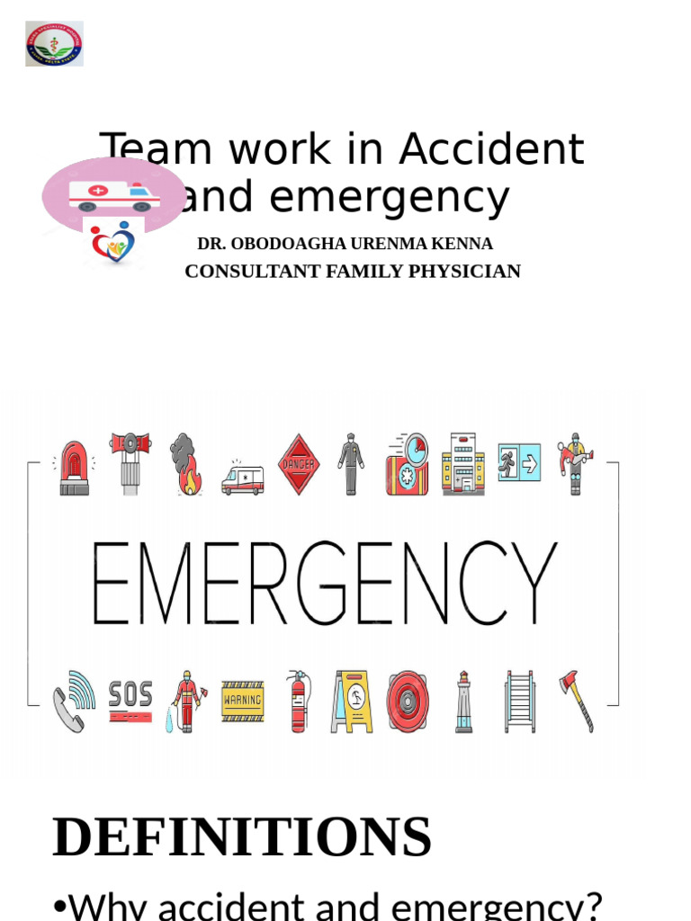 Teamwork Essentials in A&E Care | PDF | Emergency Department | Patient ...