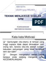 Teknik Menjawab Soalan 2011 2