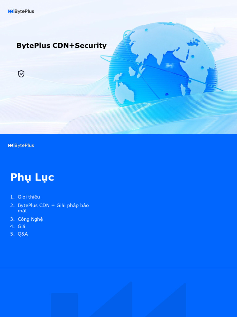 (VN) BytePlus CDN+Security | PDF