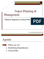 PRJ566 Project Planning & Management: Network Diagrams & Critical Path