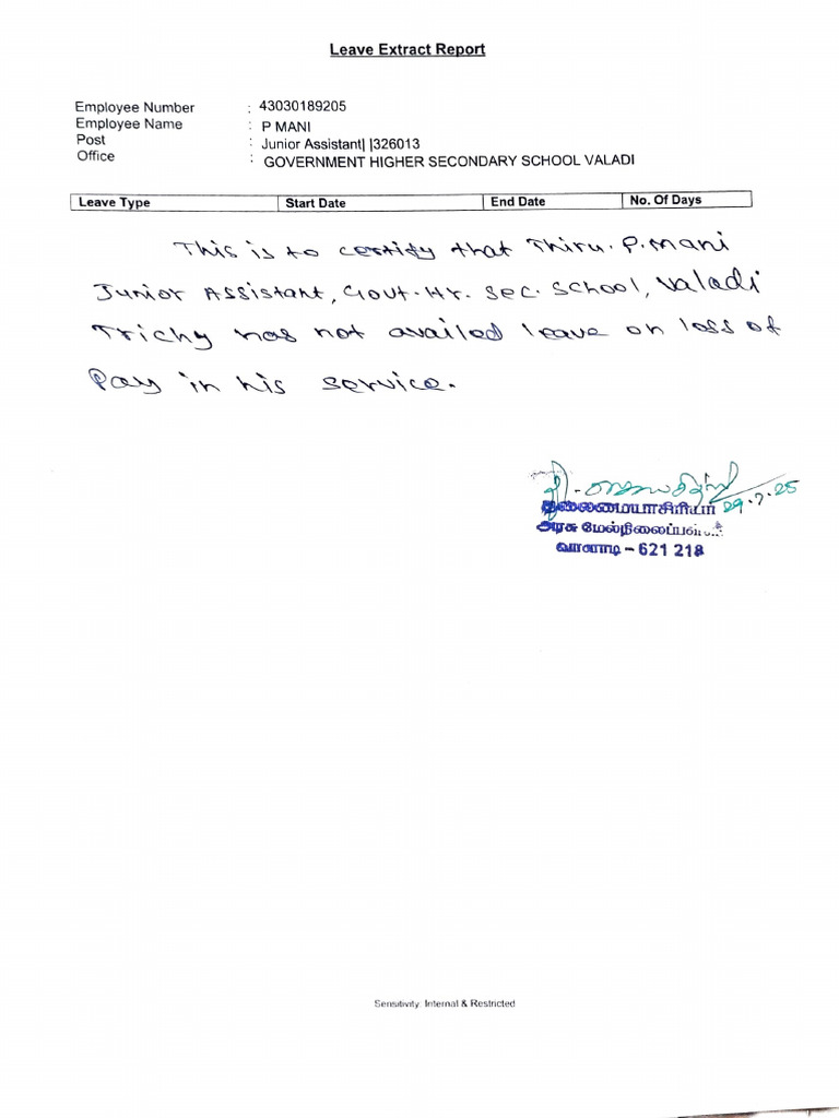PM Leave Abs | PDF