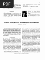 1978 - Passband Timing Recovery in An All-Digital Modem Receiver