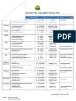 Kalender Kegiatan Pbsi Jawa Barat Tahun 2012