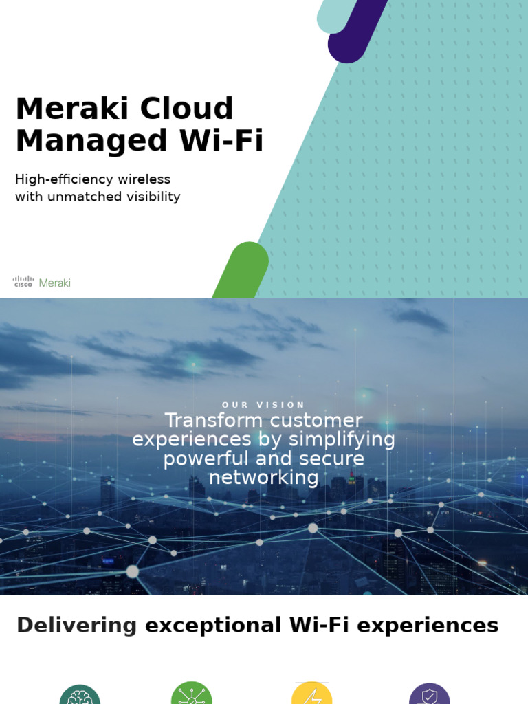 Meraki Wi-Fi 6E Access Point Overview | PDF | Wi Fi | Internet Of Things