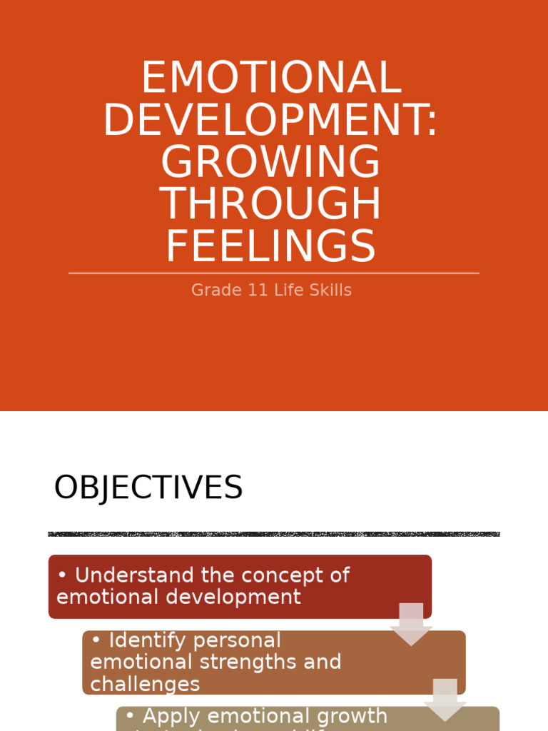 Emotional Development in Life Skills | PDF | Emotions | Adolescence