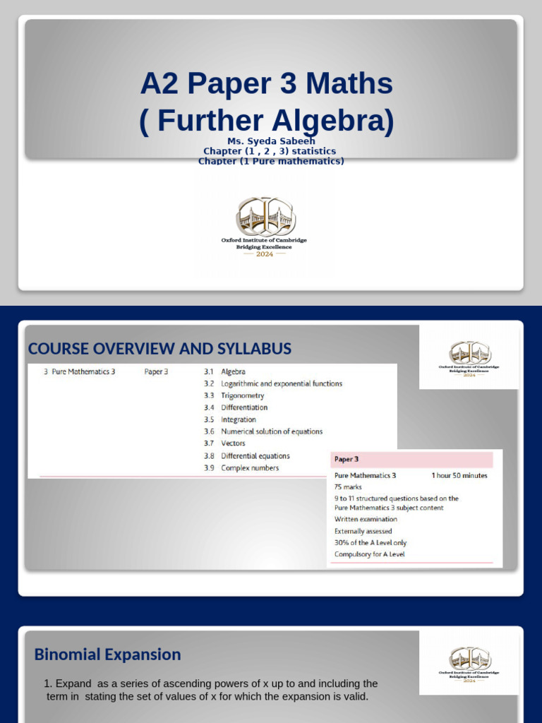 A2 Maths: Binomial & Statistics Overview | PDF | Quartile | Descriptive ...