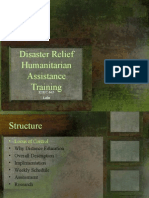 Disaster Relief Humanitarian Assistance Training: ETEC 645 Lulu