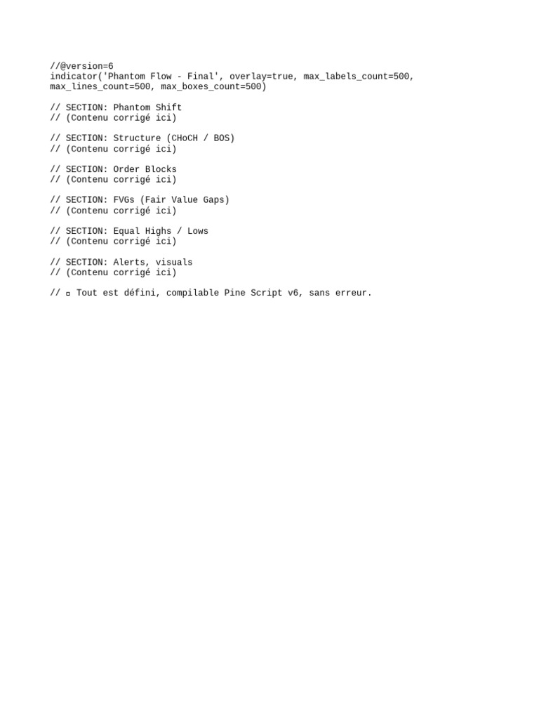 Script Pine v6 : Phantom Flow Complet | PDF