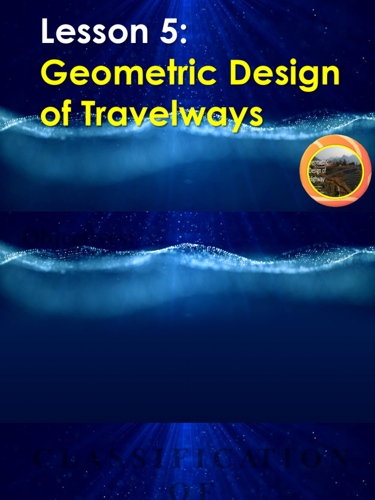 Geometric Design of Travelways Overview | PDF | Rail Transport | Public ...