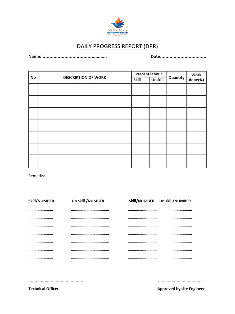Internal DPR Format | PDF