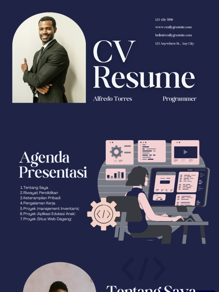 Contoh CV Programmer IT Profesional | PDF