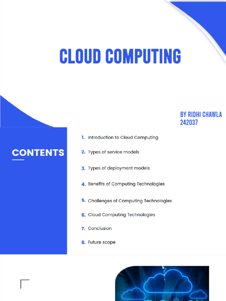 Cloud Computing | PDF