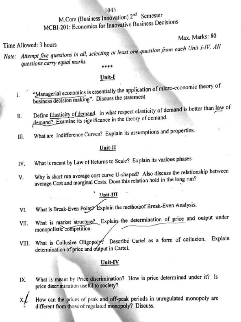 EIBD Prev Year Papers MBI | PDF