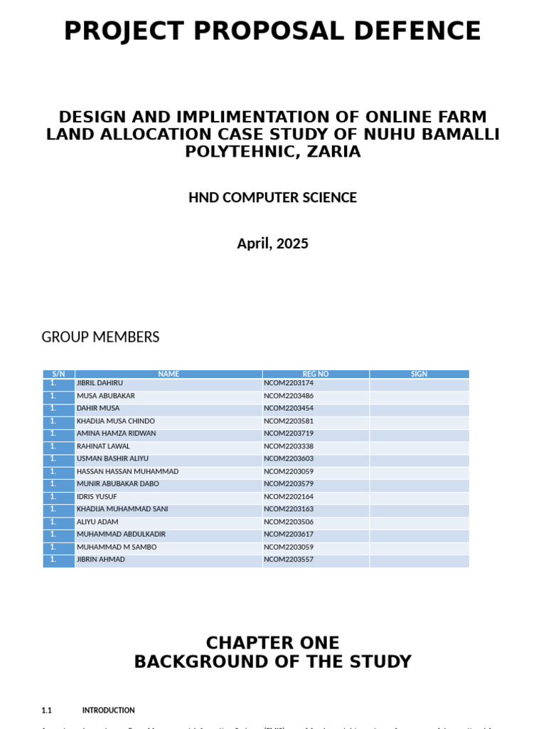 Project Proposal Defence | PDF | Software Development Process | Methodology